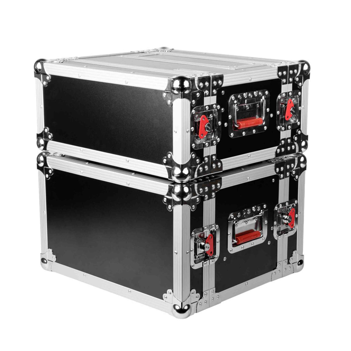 Gator GTOUR-2U-2UDR, ATA-Style 2U Rack Flight Case with 2U Storage Drawer