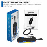 Gemini Sound BEATGRIP magnetic Bluetooth Speaker, IPX6 Weather-Resistant, up to 12-hr Battery