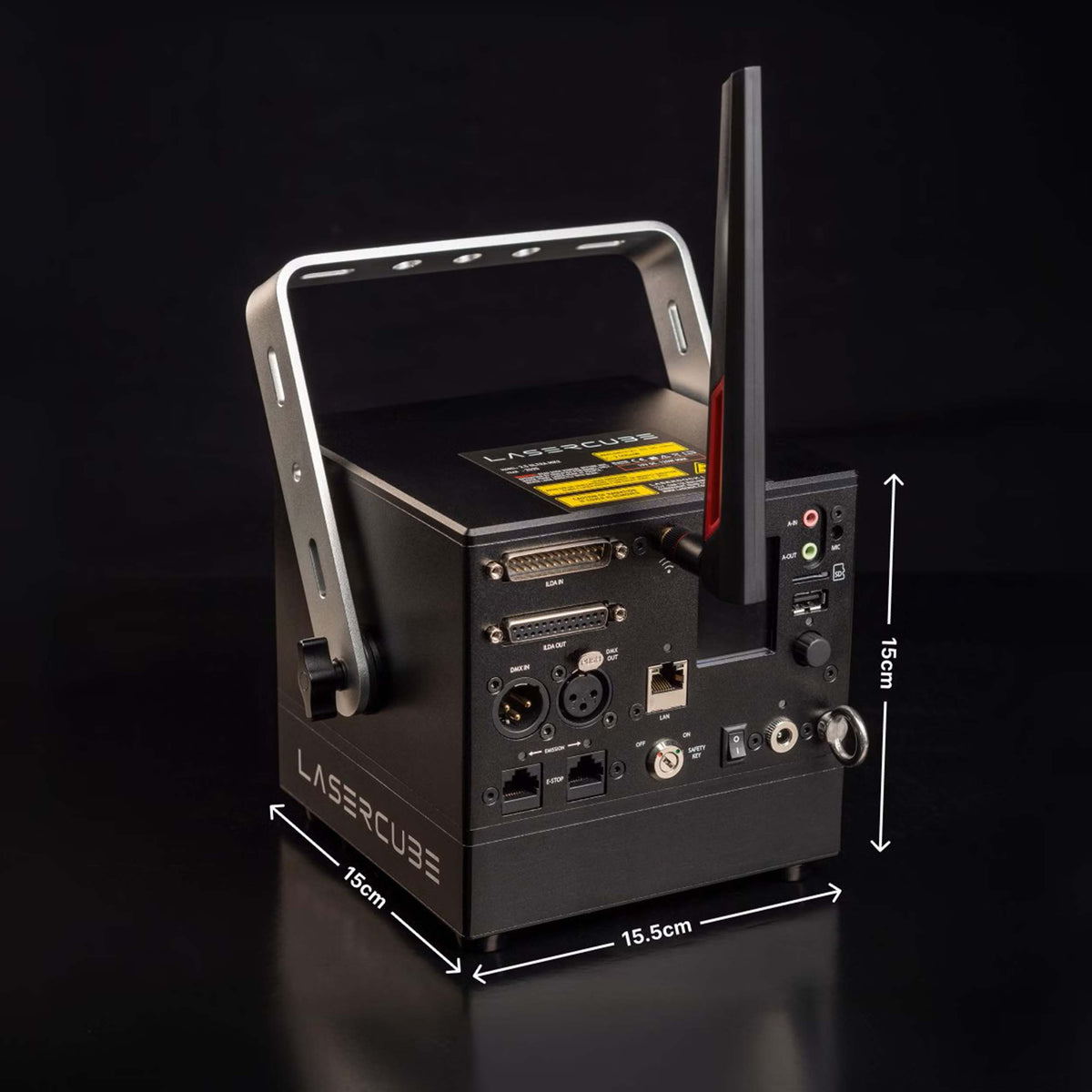 LaserCube Ultra MK2 10W STADIUM Professional RGB Laser Projector and Show System