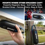 Gemini Sound BEATGRIP PRO Magnetic Bluetooth Speaker with RGB Lights, Bluetooth 5.4, IPX6 Weather-Resistant