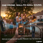 Gemini Sound BEATGRIP PRO Magnetic Bluetooth Speaker with RGB Lights, Bluetooth 5.4, IPX6 Weather-Resistant