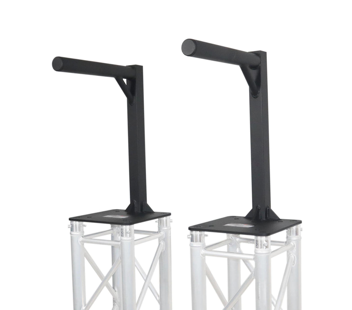 ProX XT-HEADMOUNT2416X2 BLK Set of 2 Inverted Lighting Mount Top Plates with 24 H and 16 L, 2 OD - Black