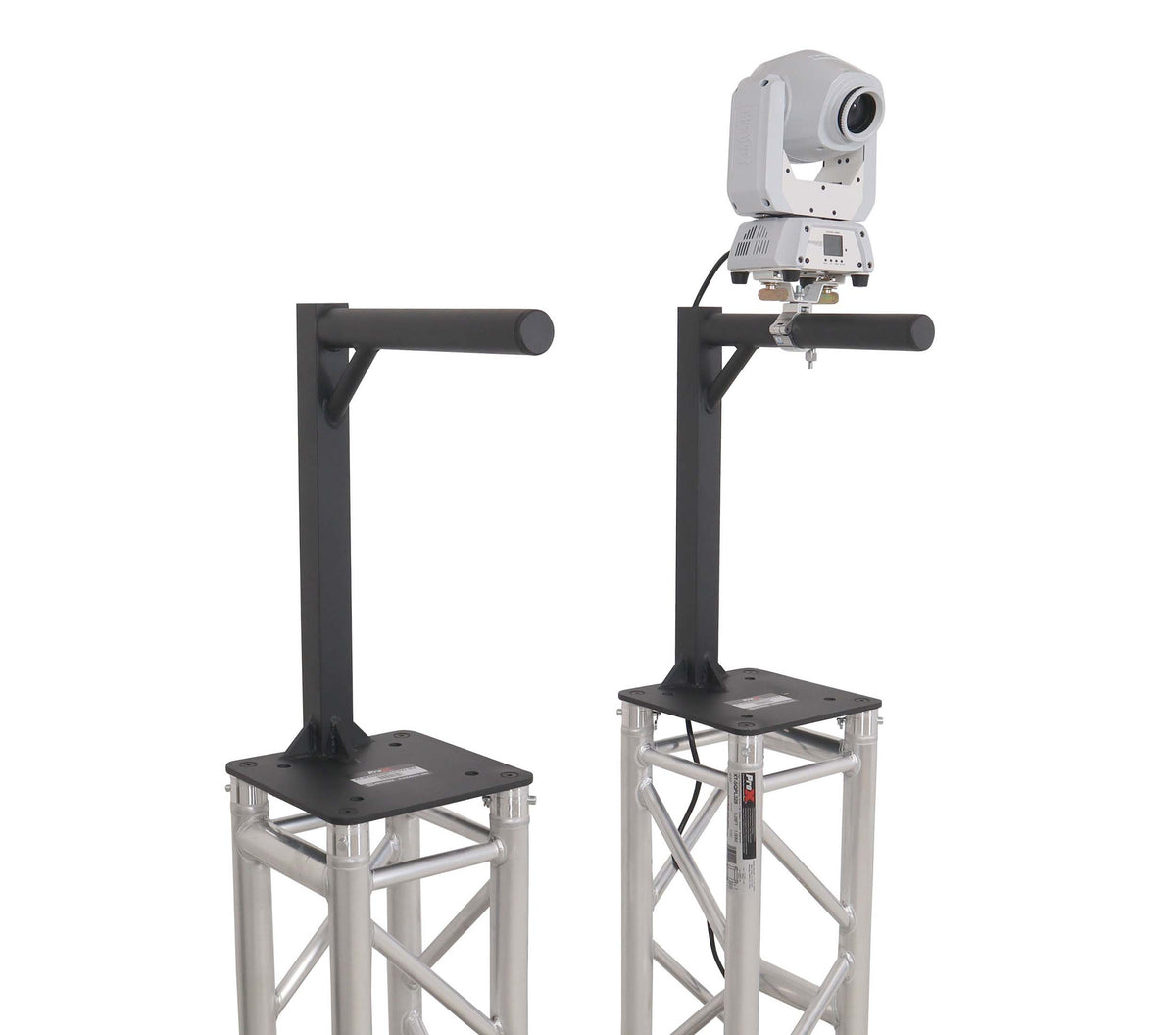 ProX XT-HEADMOUNT2416X2 BLK Set of 2 Inverted Lighting Mount Top Plates with 24 H and 16 L, 2 OD - Black
