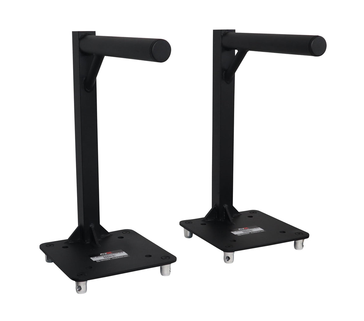 ProX XT-HEADMOUNT2416X2 BLK Set of 2 Inverted Lighting Mount Top Plates with 24 H and 16 L, 2 OD - Black