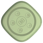 Gemini Sound BRS-180 Bluetooth Home Speaker, Night Light, 16 Sleep Sounds, LED Clock and Voice-Assistant Button - Green
