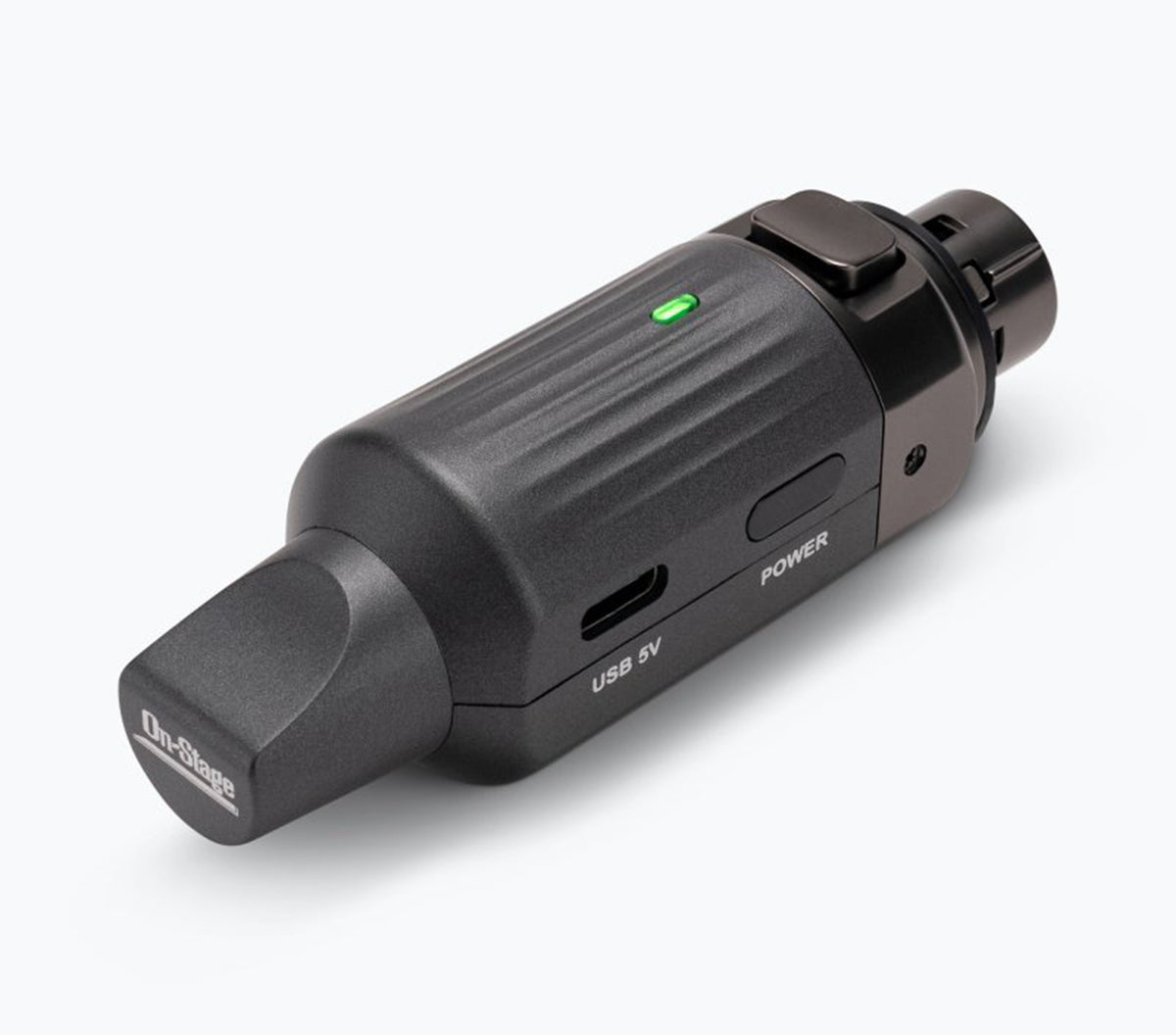 On-Stage RXLRWS1 Rechargeable XLR Wireless Microphone System with Transmitter and Receiver