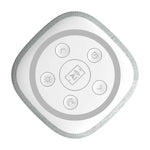 Gemini Sound BRS-180 Bluetooth Home Speaker, Night Light, 16 Sleep Sounds, LED Clock and Voice-Assistant Button - White