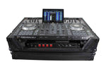 ProX XS-PRIME4MK2WBL ATA Flight Case with Wheels for Denon DJ PRIME 4 G2 PRIME 4 MK2 Controller 1U Rack Space, Black Finish