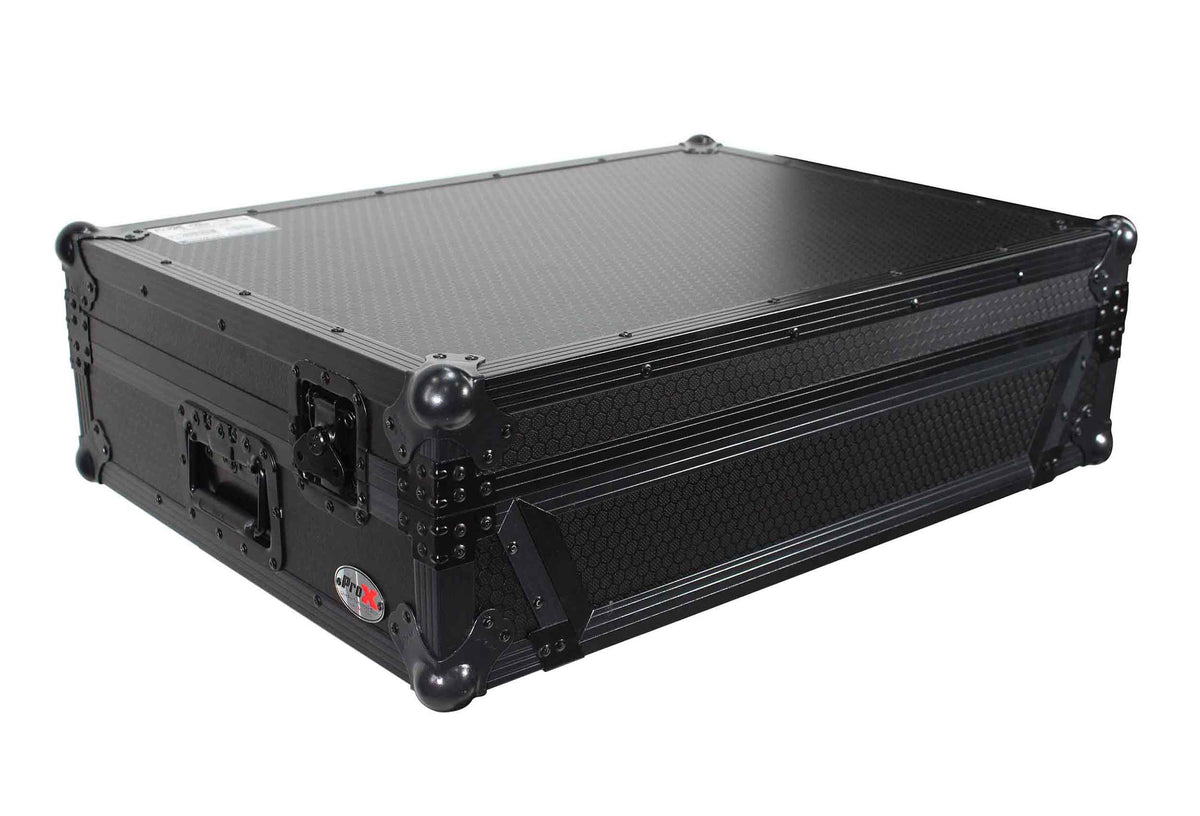 ProX XS-PRIME4MK2WBL ATA Flight Case with Wheels for Denon DJ PRIME 4 G2 PRIME 4 MK2 Controller 1U Rack Space, Black Finish