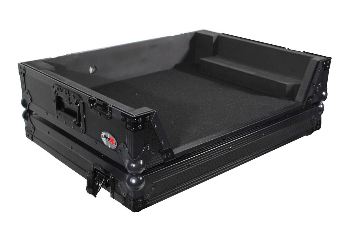ProX XS-PRIME4MK2WBL ATA Flight Case with Wheels for Denon DJ PRIME 4 G2 PRIME 4 MK2 Controller 1U Rack Space, Black Finish