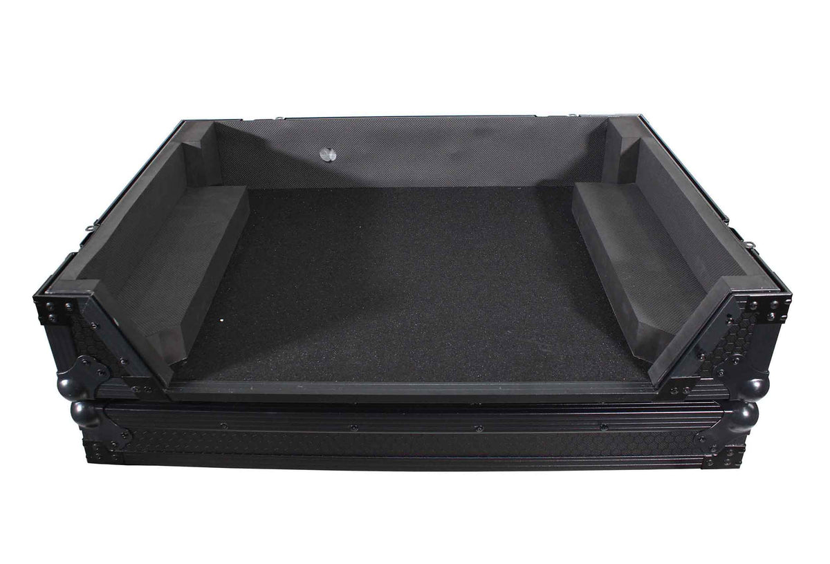 ProX XS-PRIME4MK2WBL ATA Flight Case with Wheels for Denon DJ PRIME 4 G2 PRIME 4 MK2 Controller 1U Rack Space, Black Finish