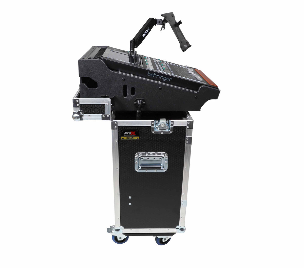 ProX XZF-BWINGCOMPACTLMA Behringer WING Compact Flight Case Flip-Ready Hydraulic Lift