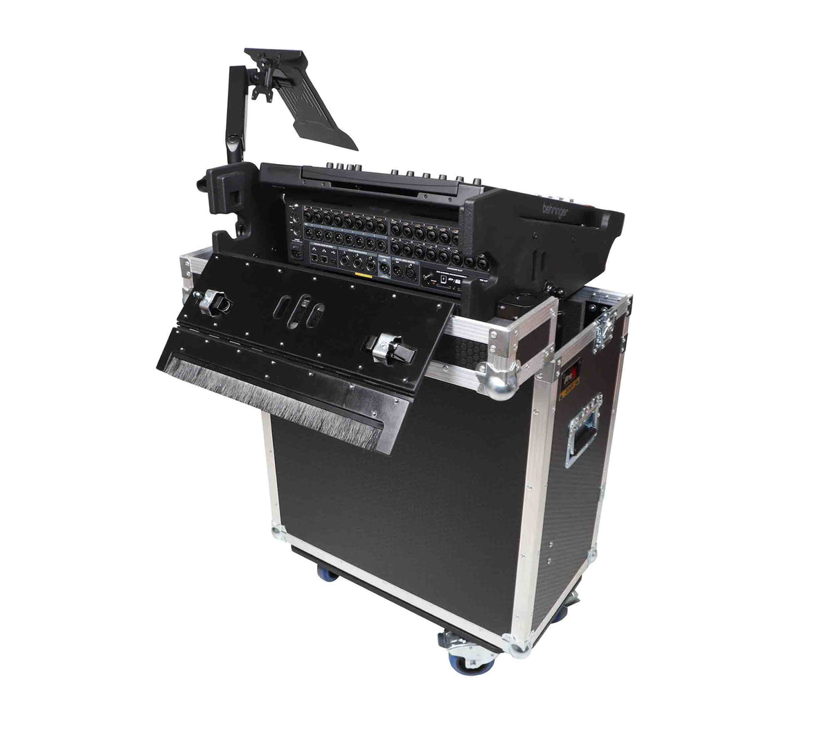 ProX XZF-BWINGCOMPACTLMA Behringer WING Compact Flight Case Flip-Ready Hydraulic Lift