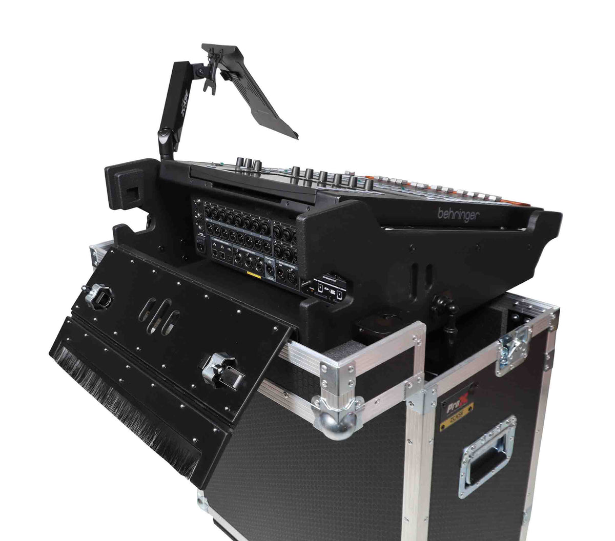 ProX XZF-BWINGCOMPACTLMA Behringer WING Compact Flight Case Flip-Ready Hydraulic Lift