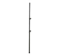 Gravity GLSP431XLB, Double Extension Pole with M10 to M20 Threads - Black