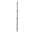 Gravity GLSP431XLB, Double Extension Pole with M10 to M20 Threads - Black