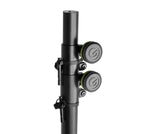 Gravity GLSP431XLB, Double Extension Pole with M10 to M20 Threads - Black