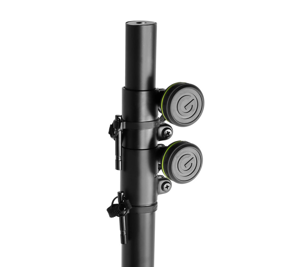 Gravity GLSP431XLB, Double Extension Pole with M10 to M20 Threads - Black
