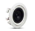 JBL 8124 4-Inch Full-Range In-Ceiling Loudspeaker 70V/100V Commercial Audio with 93 dB Sensitivity - 4 Packs