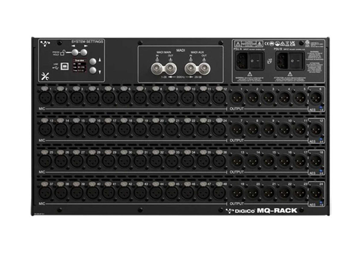 DiGiCo X-S21-MQ, S21 Digital Mixing Console with MQ Rack Package