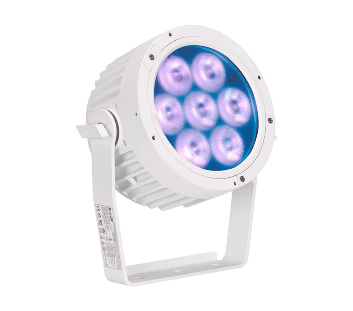 Elation SIX+ PAR S OPS LED PAR Wash Fixture with 7x 20W RGBLA+UV LEDs & IP65