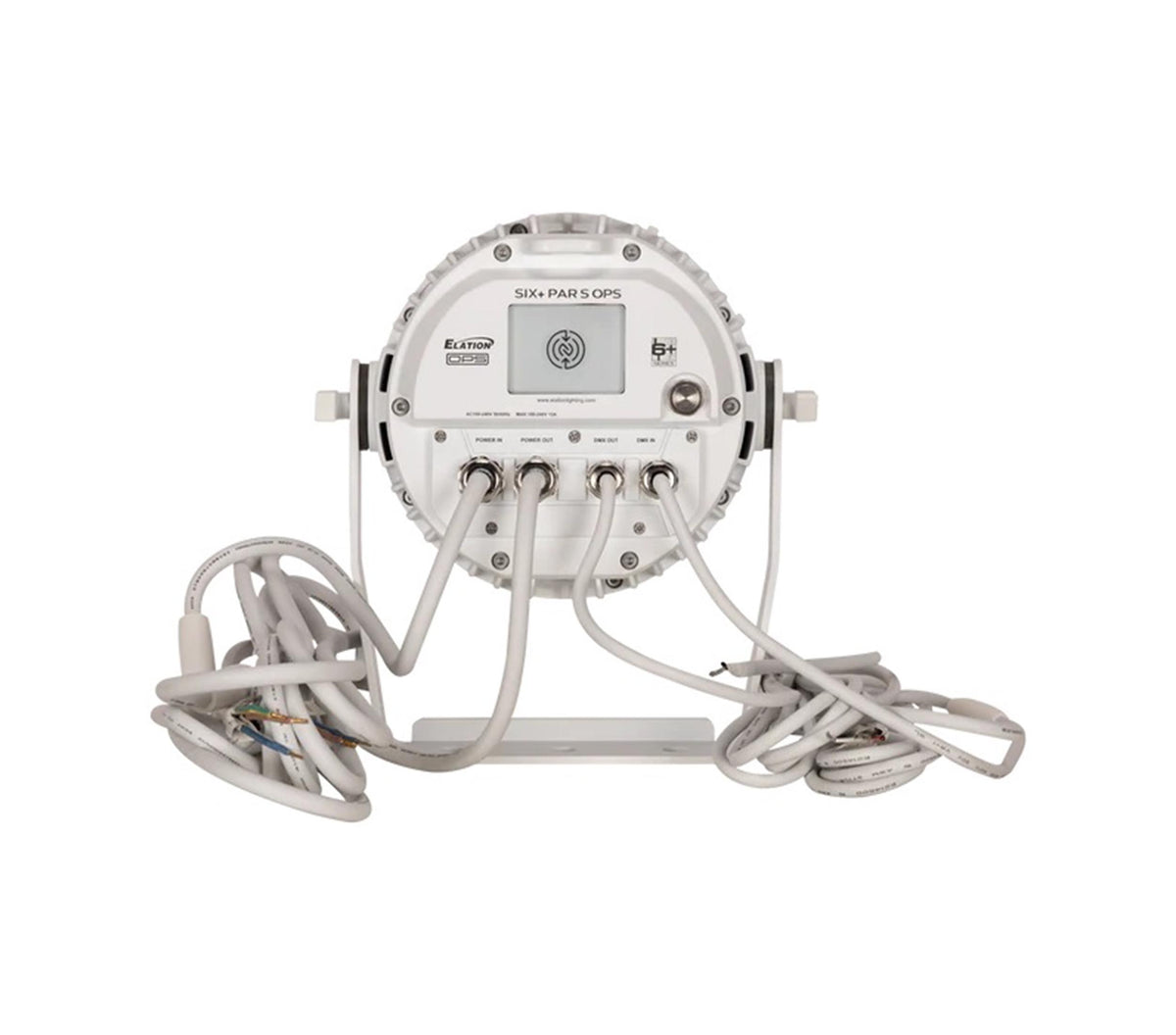 Elation SIX+ PAR S OPS LED PAR Wash Fixture with 7x 20W RGBLA+UV LEDs & IP65
