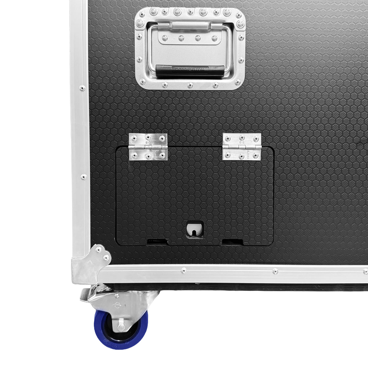 Odyssey FZFS-085W-AC-LIFT Motorized TV Lift Case with Casters for 85 Inch Flat Screen TVs