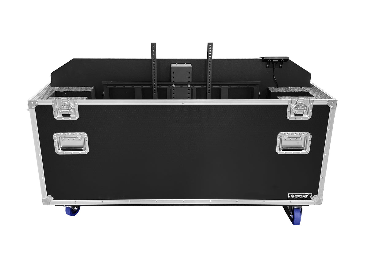 Odyssey Professional FZFS 065W AC LIFT, Indoor Motorized TV Lift Case with Casters