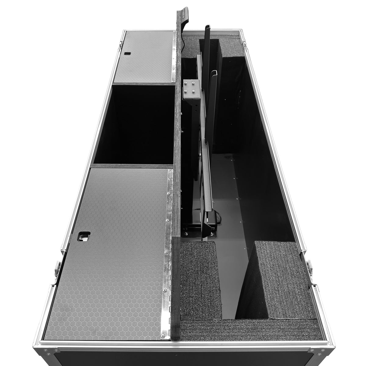 Odyssey Professional FZFS 065W AC LIFT, Indoor Motorized TV Lift Case with Casters