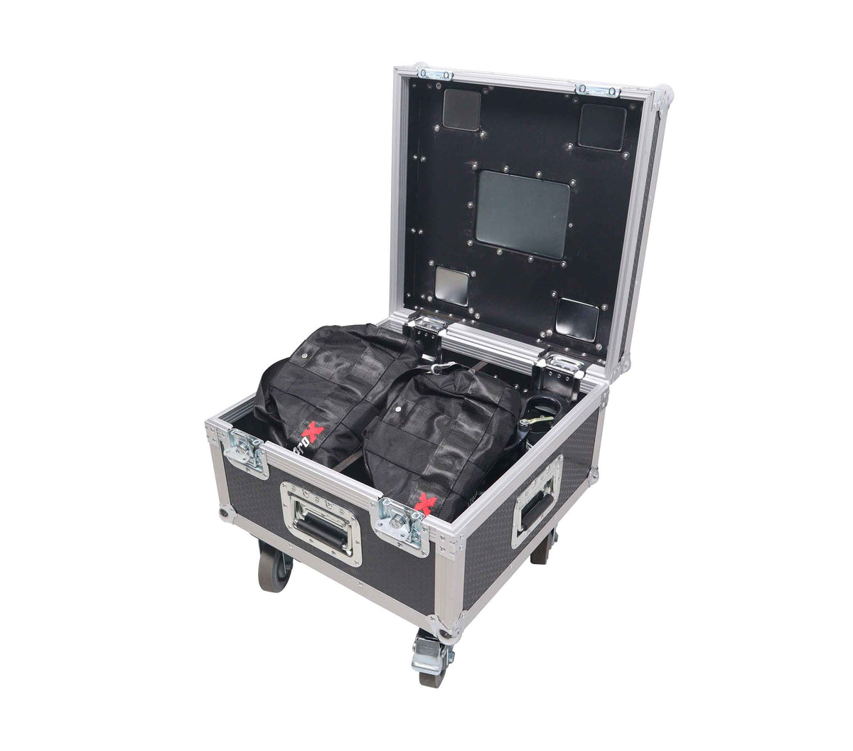 ProX XT-MCH2TX2-30FT Set of 2: 2 Ton Manual Chain Hoist 30 Ft (9 M) with Flight Case