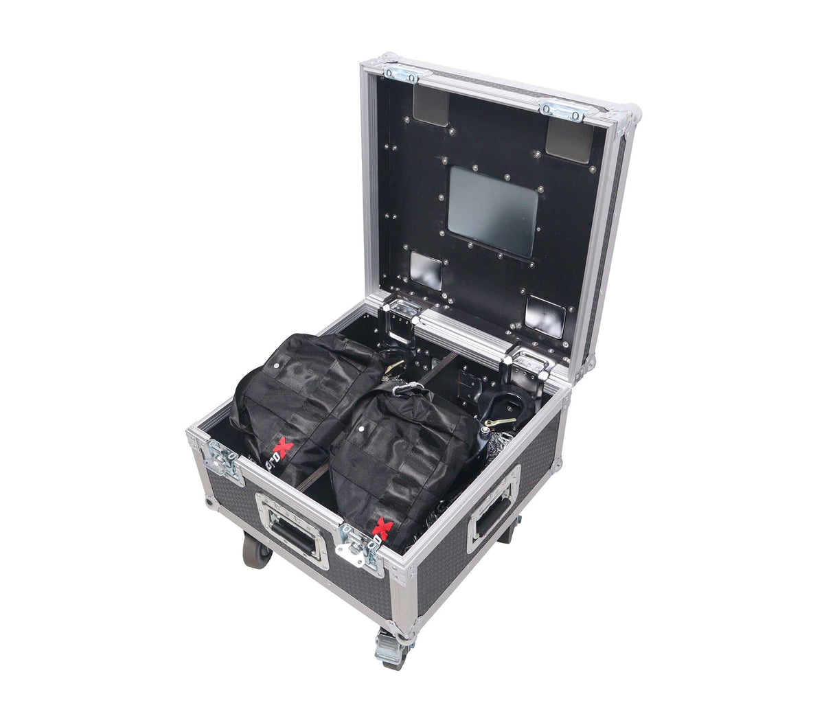 ProX XT-MCH2TX2-30FT Set of 2: 2 Ton Manual Chain Hoist 30 Ft (9 M) with Flight Case