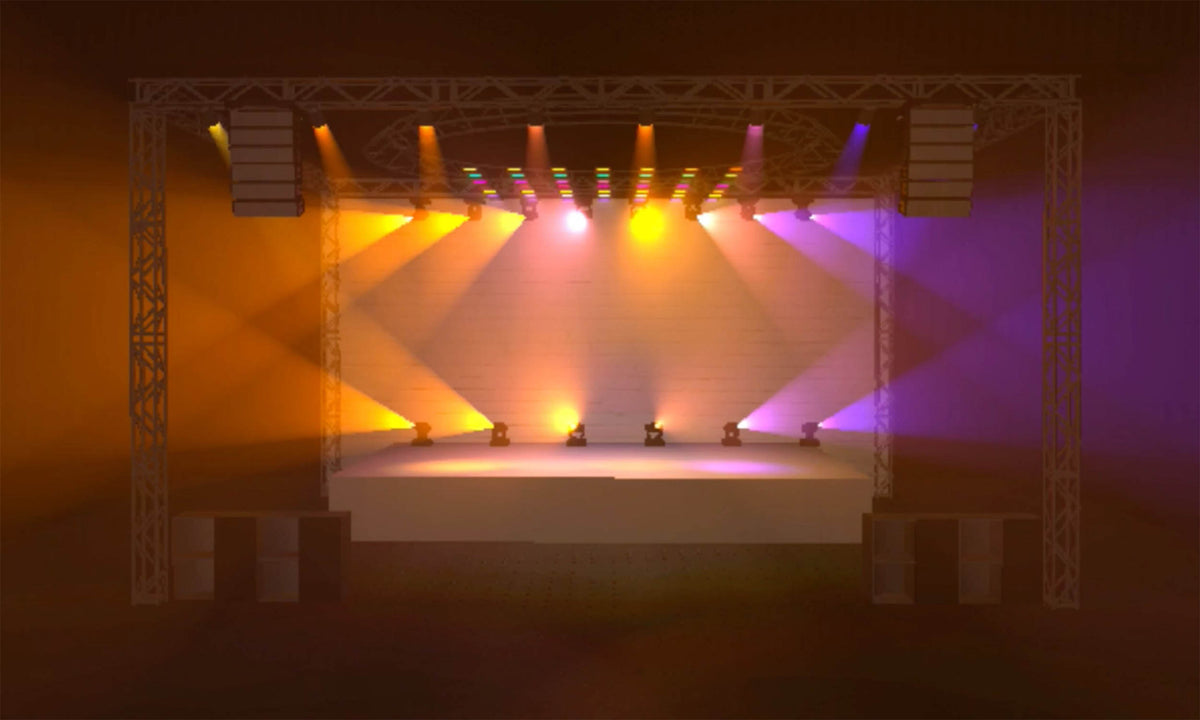 Wolfmix W1 MK3 Standalone DMX Lighting Controller with 4 DMX Universes and 4.3 Inch Touchscreen