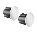 JBL Control 419CS/T 8-Inch Ceiling Subwoofer 70V/100V and 8Ω with Dual Port Bass Extension - 2 Packs