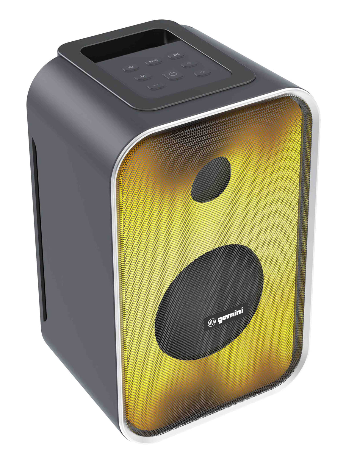 Gemini Sound GNV-60 Portable LED Party Speaker, 5.25" Woofer, 6-Hour Battery