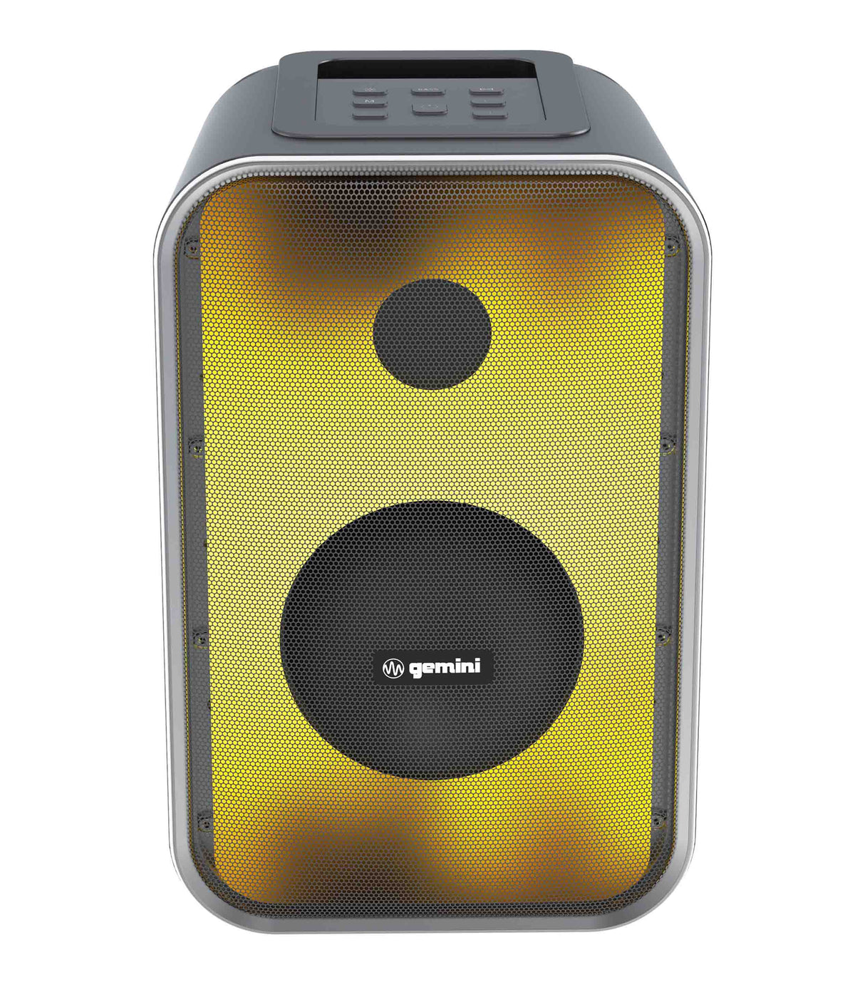 Gemini Sound GNV-60 Portable LED Party Speaker, 5.25" Woofer, 6-Hour Battery