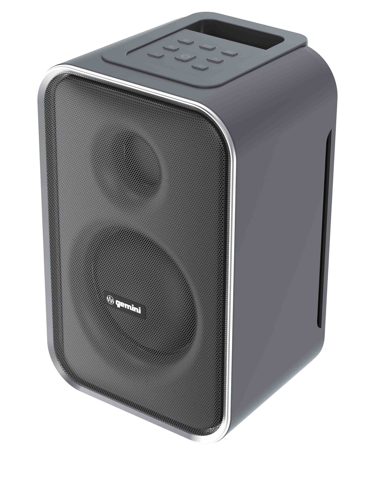 Gemini Sound GNV-60 Portable LED Party Speaker, 5.25" Woofer, 6-Hour Battery