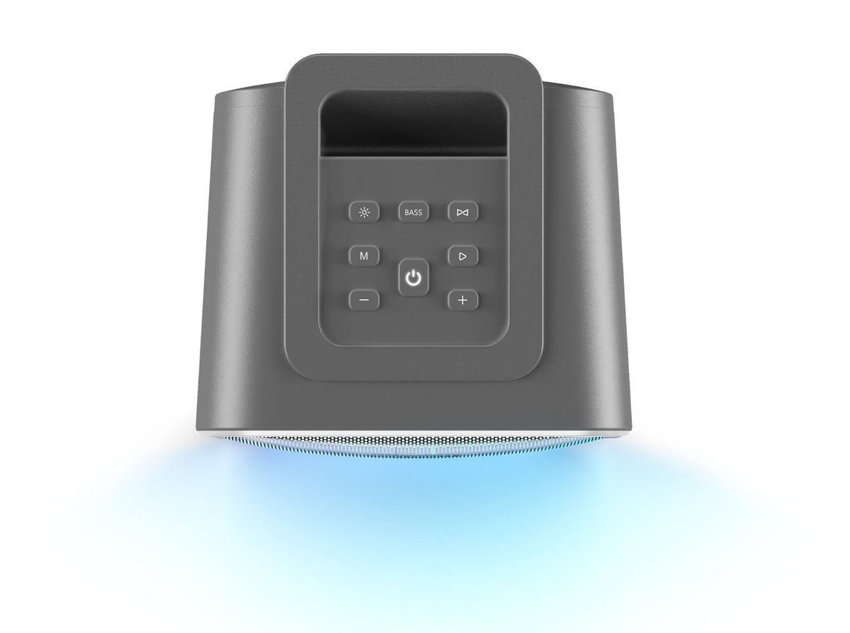 Gemini Sound GNV-60 Portable LED Party Speaker, 5.25" Woofer, 6-Hour Battery