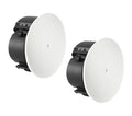 JBL Control 424LP 4-Inch Two-Way Coaxial Ceiling Loudspeaker Low-Profile CRBI 130° Coverage with 70V/100V and 16Ω - 2 Packs