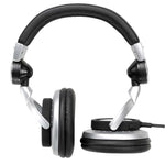 Apex HPDJ1 Closed Ear Folding Stereo DJ Headphones with Swivel Options