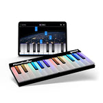 Gemini Sound GPP-101 Expandable Wireless MIDI Keyboard, 24 Light-up keys, Bluetooth 5.0, Magnetic Expansion to 72 keys