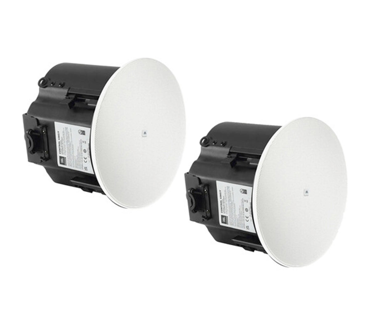 JBL Control 426C/T-LS 6.5-Inch Two-Way Coaxial Ceiling Loudspeaker UL1480 Life-Safety Rated with 110° CRBI Coverage - 2 Packs