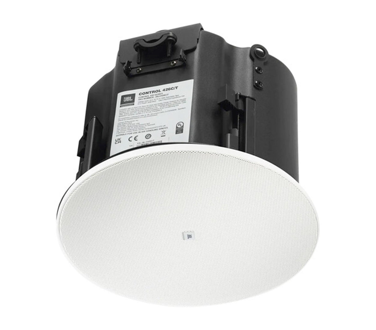 JBL Control 426C/T-LS 6.5-Inch Two-Way Coaxial Ceiling Loudspeaker UL1480 Life-Safety Rated with 110° CRBI Coverage - 2 Packs