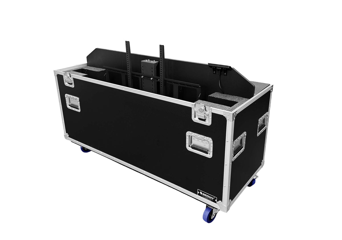 Odyssey FZFS-075W-AC-LIFT Professional Motorized TV Lift Case for 75" Flat Screen TVs