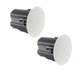 JBL Control 445C/T 5.25-Inch Two-Way Coaxial Ceiling Loudspeaker RBI 120° Coverage with 70V/100V and 8Ω - 2 Pack