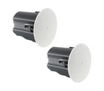 JBL Control 445C/T 5.25-Inch Two-Way Coaxial Ceiling Loudspeaker RBI 120° Coverage with 70V/100V and 8Ω - 2 Pack