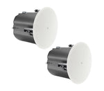 JBL Control 447C/T 6.5-Inch Two-Way Coaxial Ceiling Loudspeaker RBI 120° Coverage with 70V/100V and 8Ω - 2 Pack