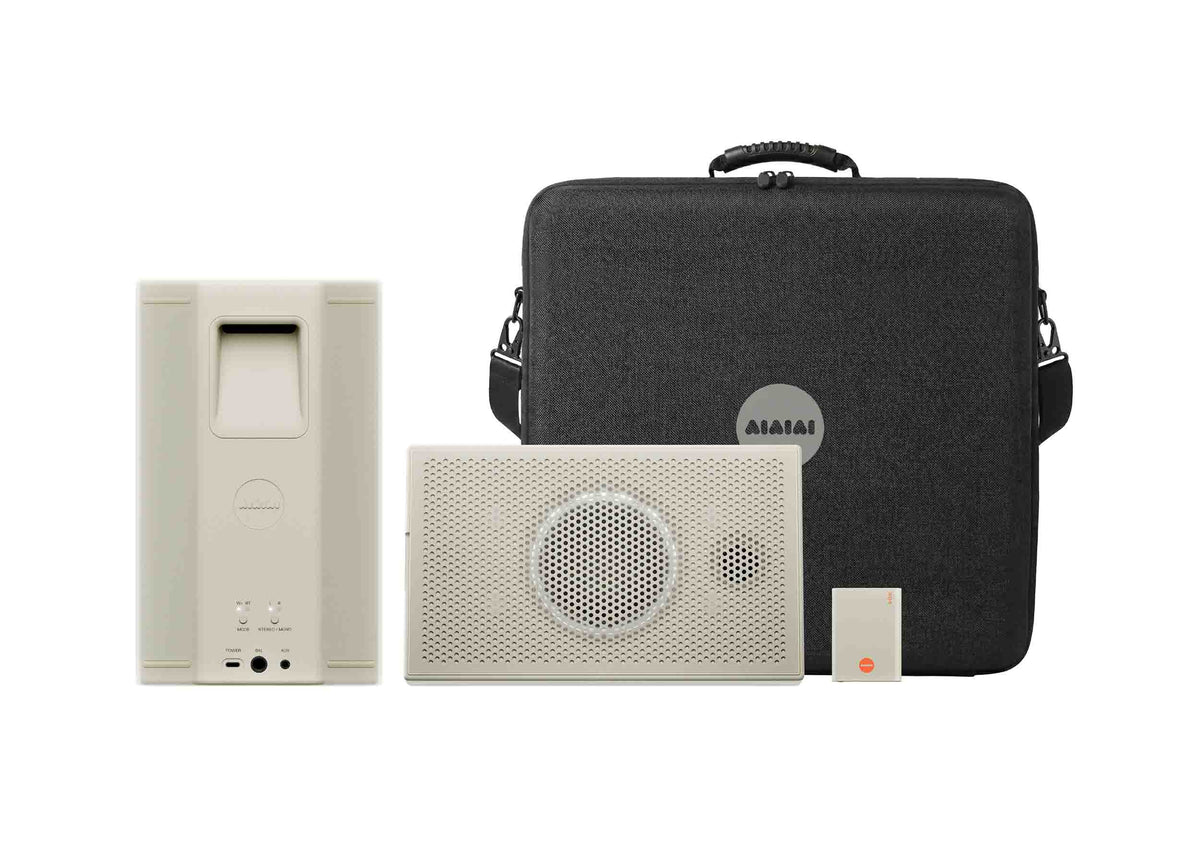 AIAIAI UNIT-4 Set Portable Wireless Bluetooth Active Monitor Speakers with Ultra Low Latency W+ Link - White