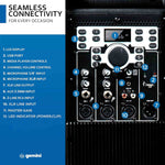Gemini Sound GSP-5500 Powered Bluetooth PA Speaker, 1800W, 15" Woofer, TWS Bluetooth Pairing