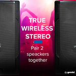 Gemini Sound GSP-5500 Powered Bluetooth PA Speaker, 1800W, 15" Woofer, TWS Bluetooth Pairing