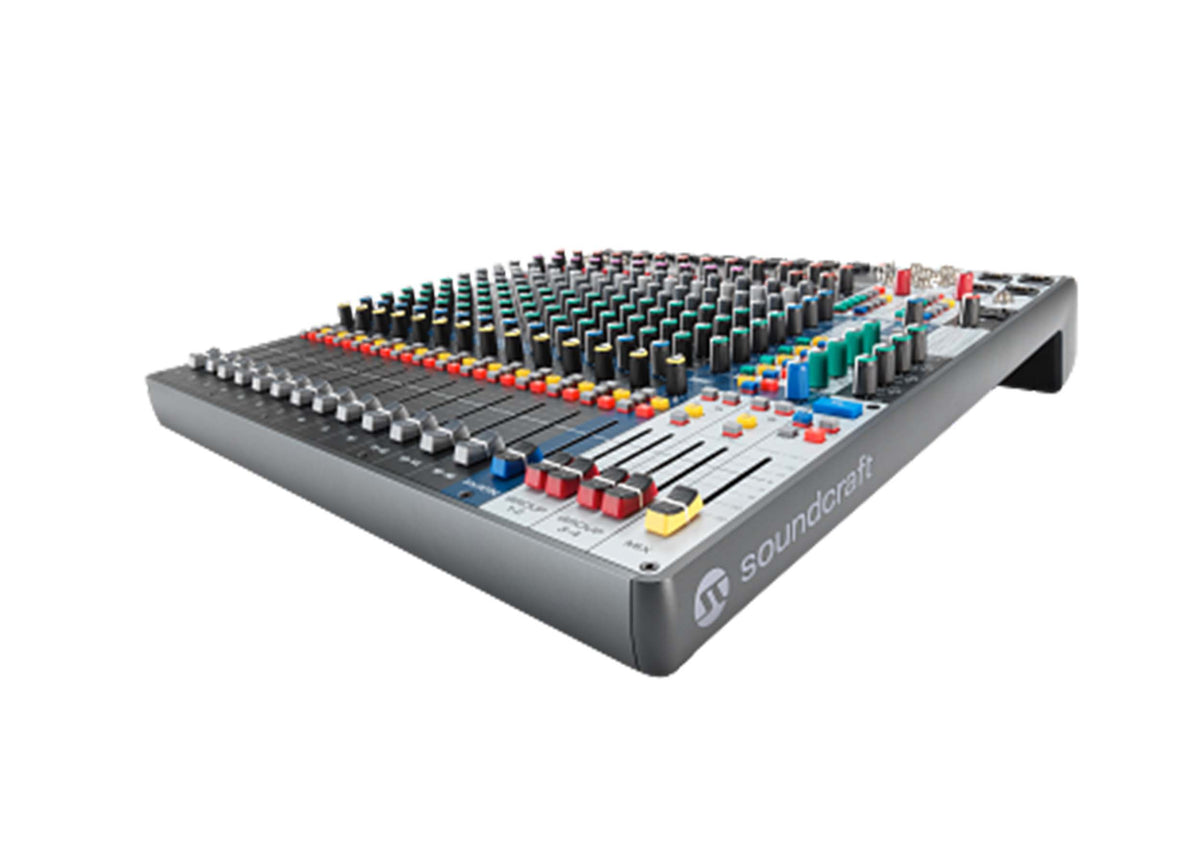 Soundcraft Signature Plus 16, 16-Channel Analog Mixer with Lexicon Effects and 4x4 USB-C Interface